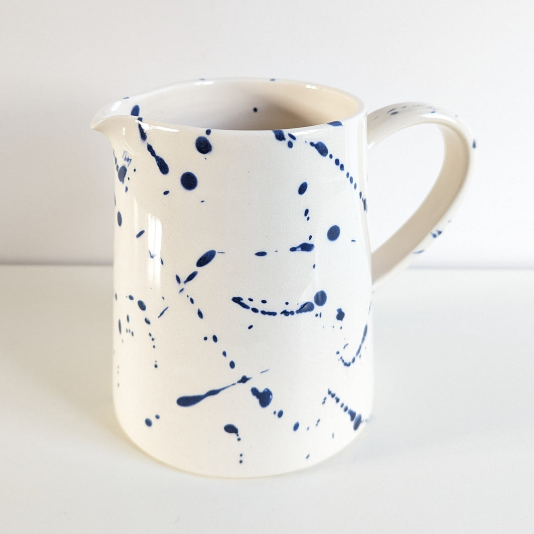 Blue Splash Large Jug