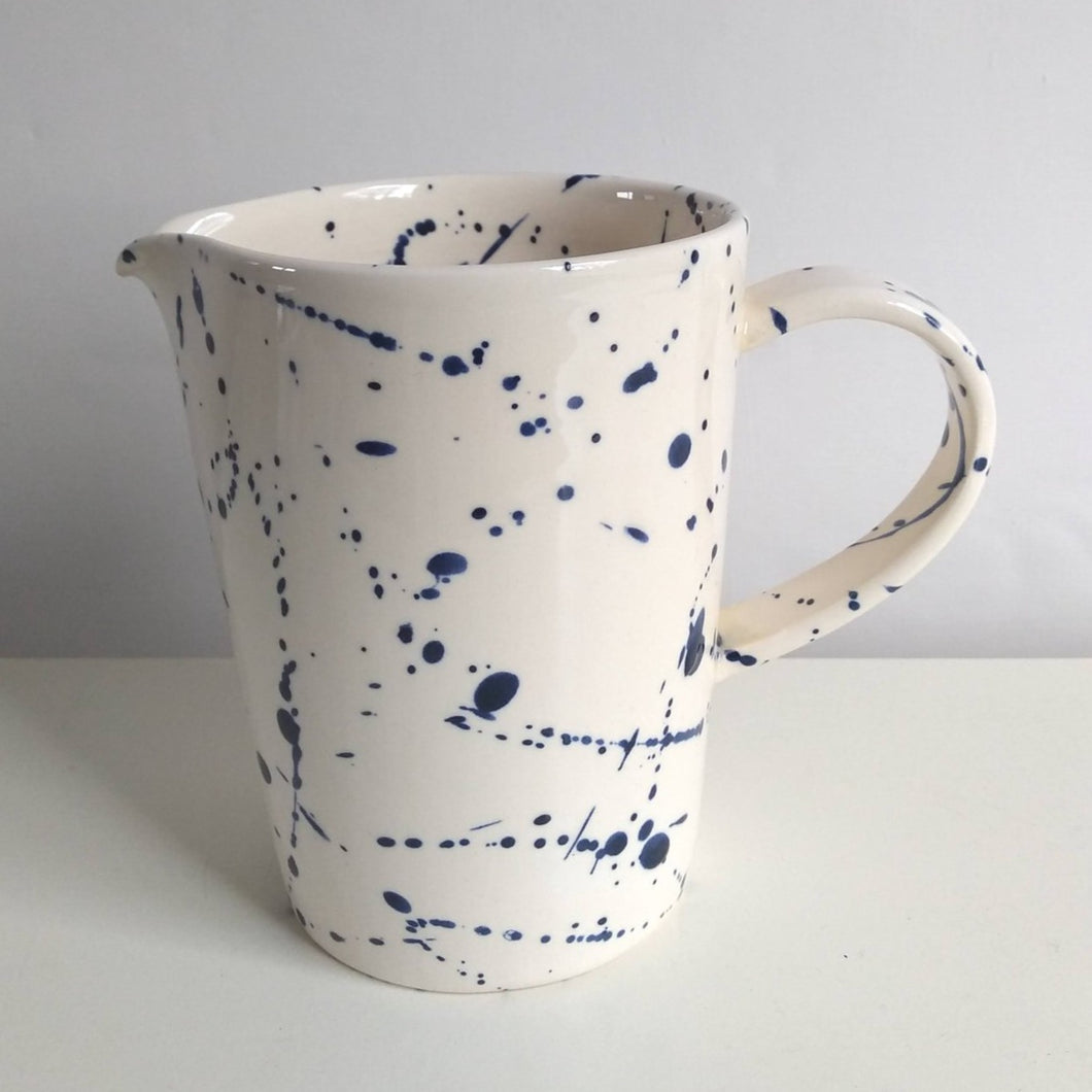 Blue Splash Large Jug